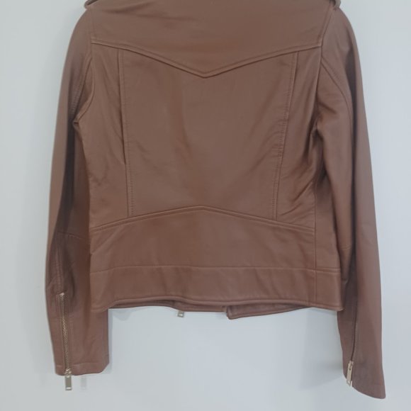 Massimo dutti butter soft leather jacke - Picture 5 of 5